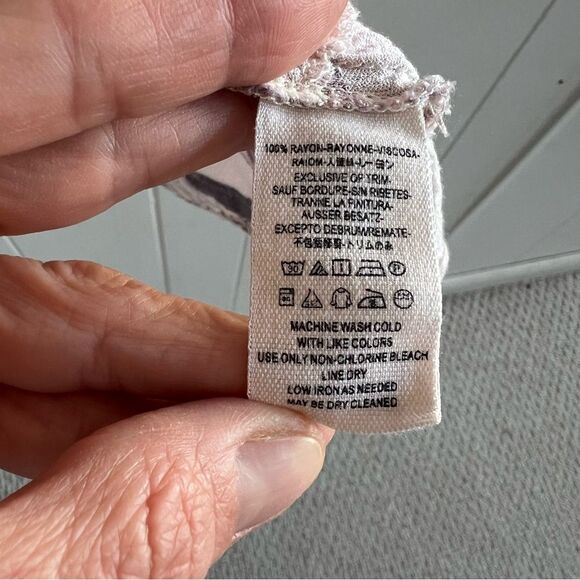 Free People Tree Swing Electric Orchid Floral Oversized Tunic Dress - Picture 7 of 16